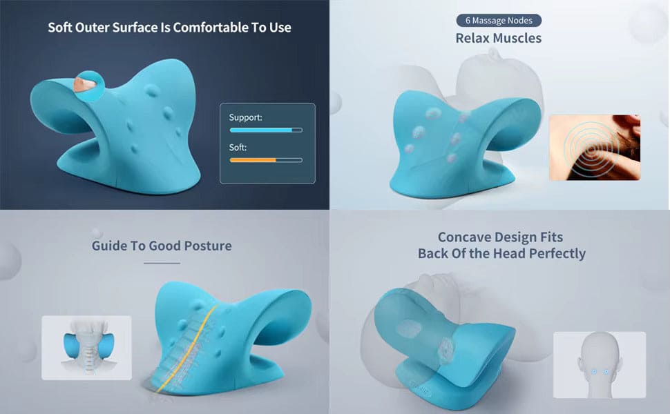 PosturePillow : Your 10-minute solution for neck pain and stress relief.