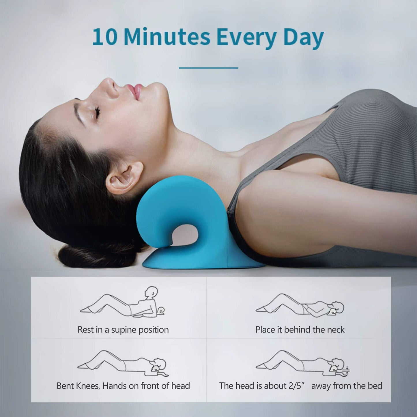 PosturePillow : Your 10-minute solution for neck pain and stress relief.