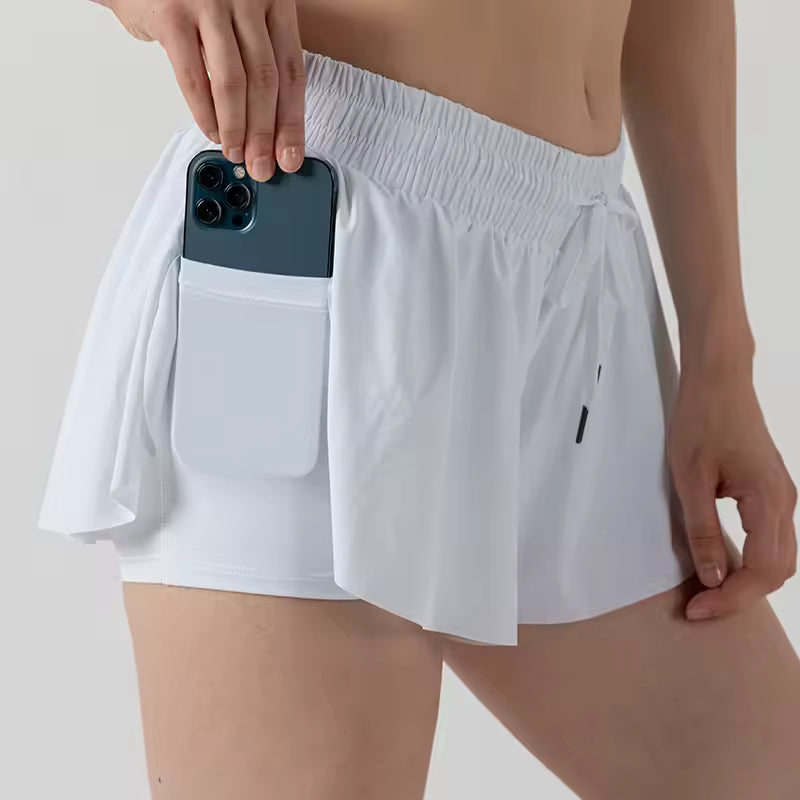 Hybrid Loose Shorts with Pockets
