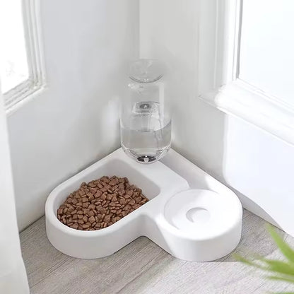 LovePaw™ Self-Refilling Pet Feeding & Water Station – Cleaner Meals, Fresh Water All Day