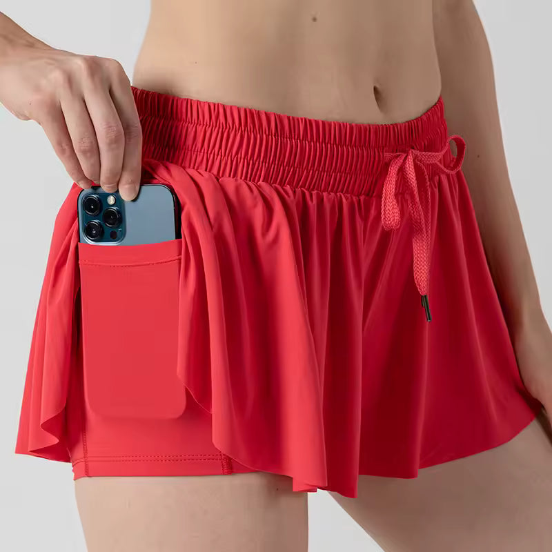 Hybrid Loose Shorts with Pockets