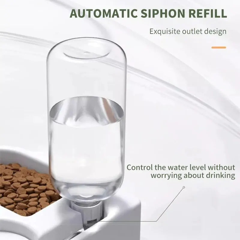 LovePaw™ Self-Refilling Pet Feeding & Water Station – Cleaner Meals, Fresh Water All Day
