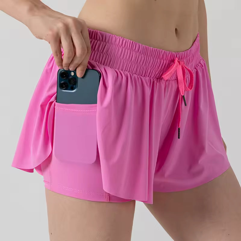 Hybrid Loose Shorts with Pockets