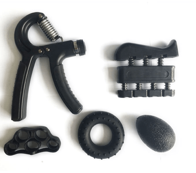 Grip Power Pack: 5-Piece Set with Finger Force Trainers and Grip Rings