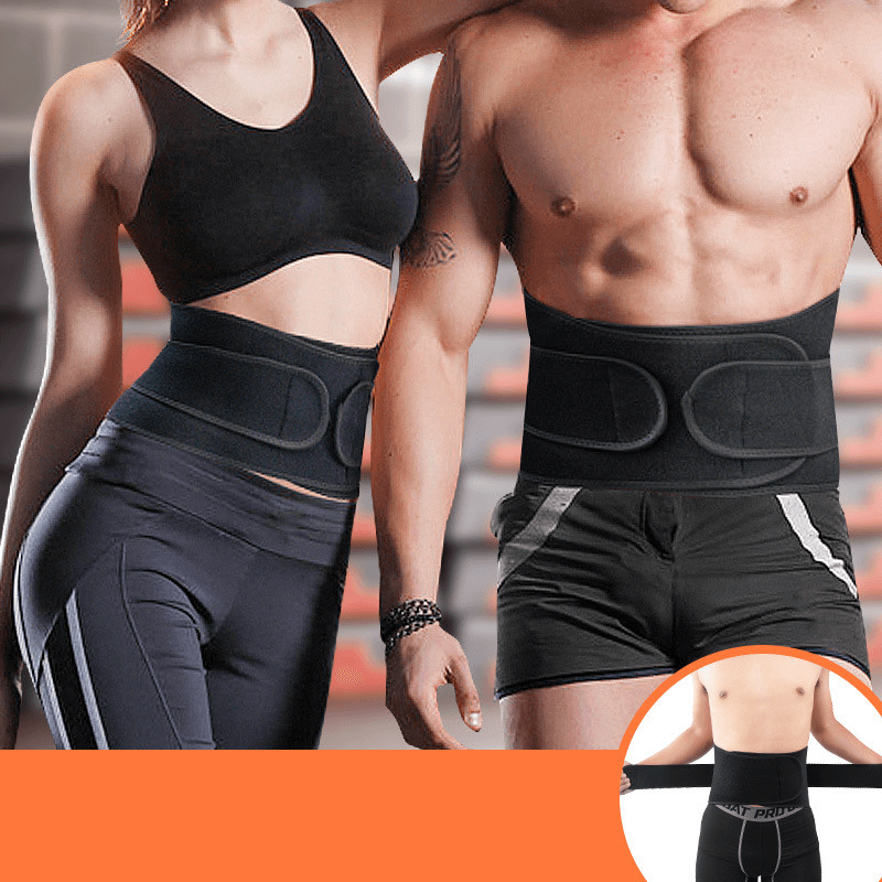 PowerLift Waist Support Lever Belt for Squats and Deadlifts