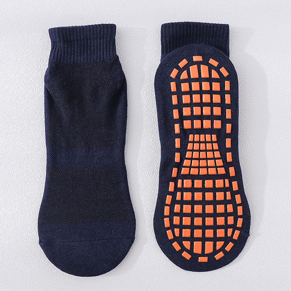 Find Balance and Stability with Our Non-Slip Orange Silicone Socks